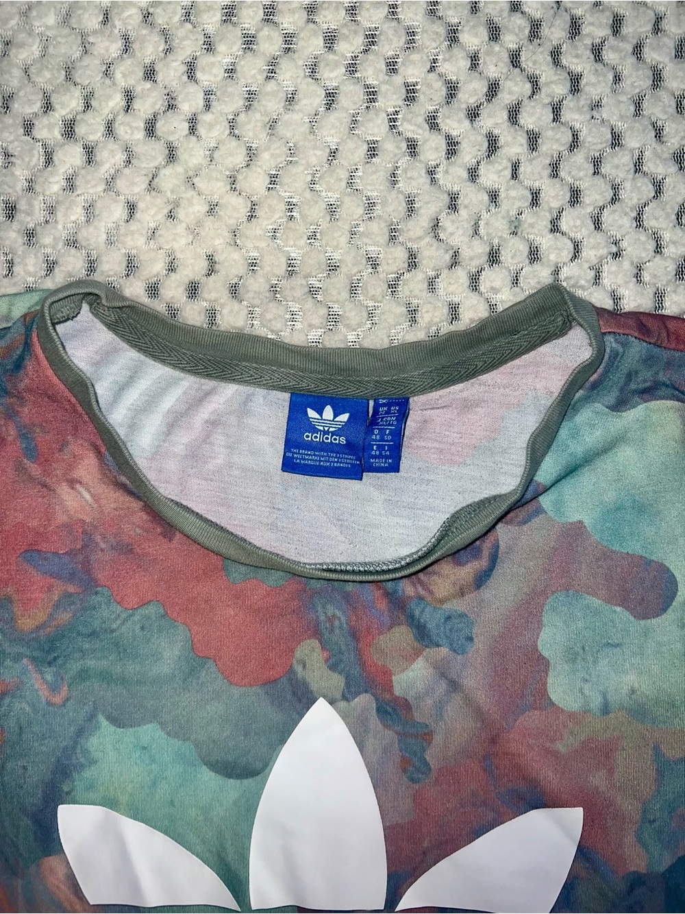Adidas women Grey Camo Athletic Leggings - Picture 4 of 5